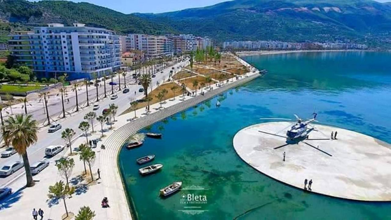 Sea View Apartment Onorato 1 Vlora Kültér fotó